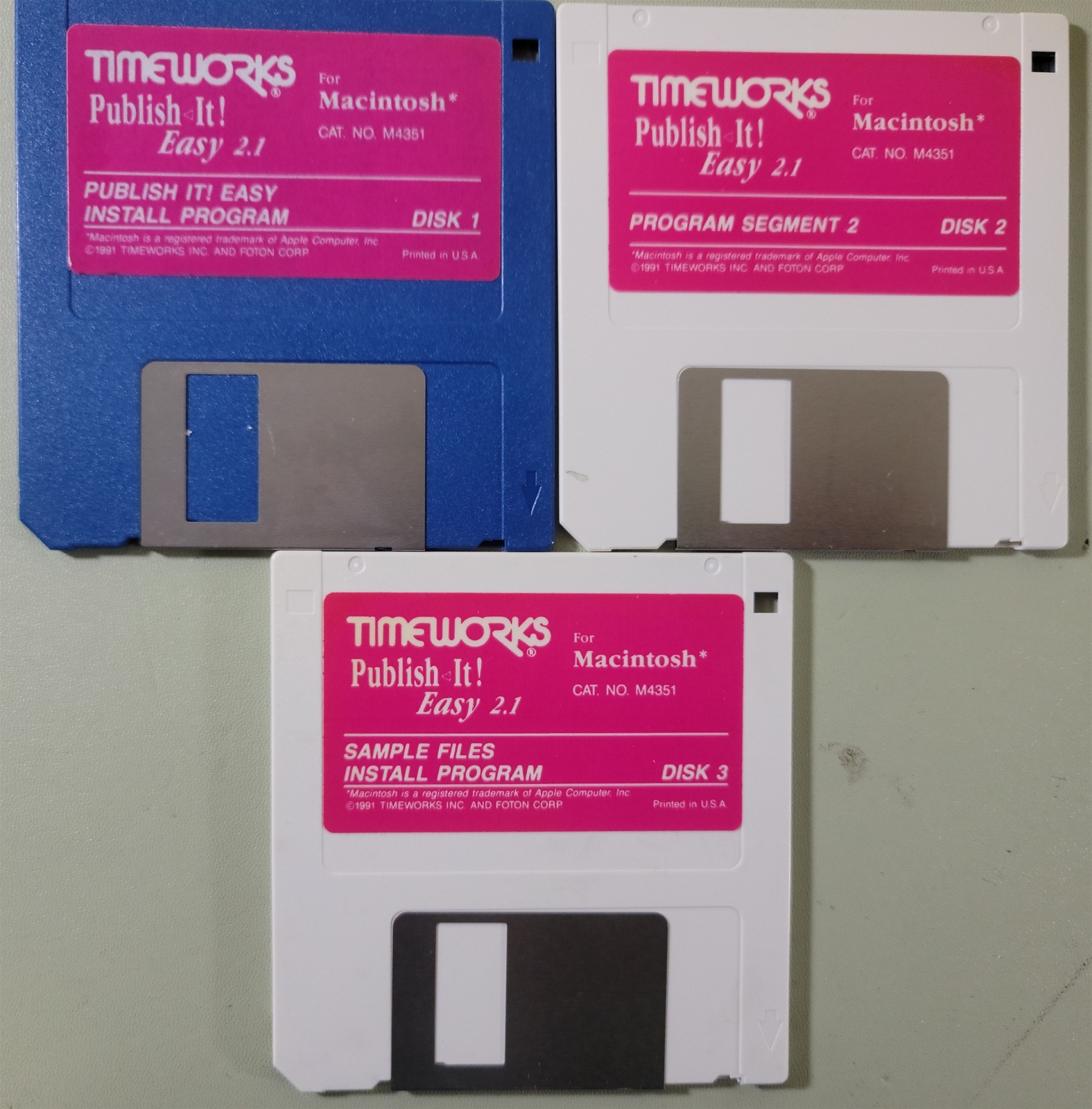 Timeworks Publish It  Easy Version 2.1 for Macintosh