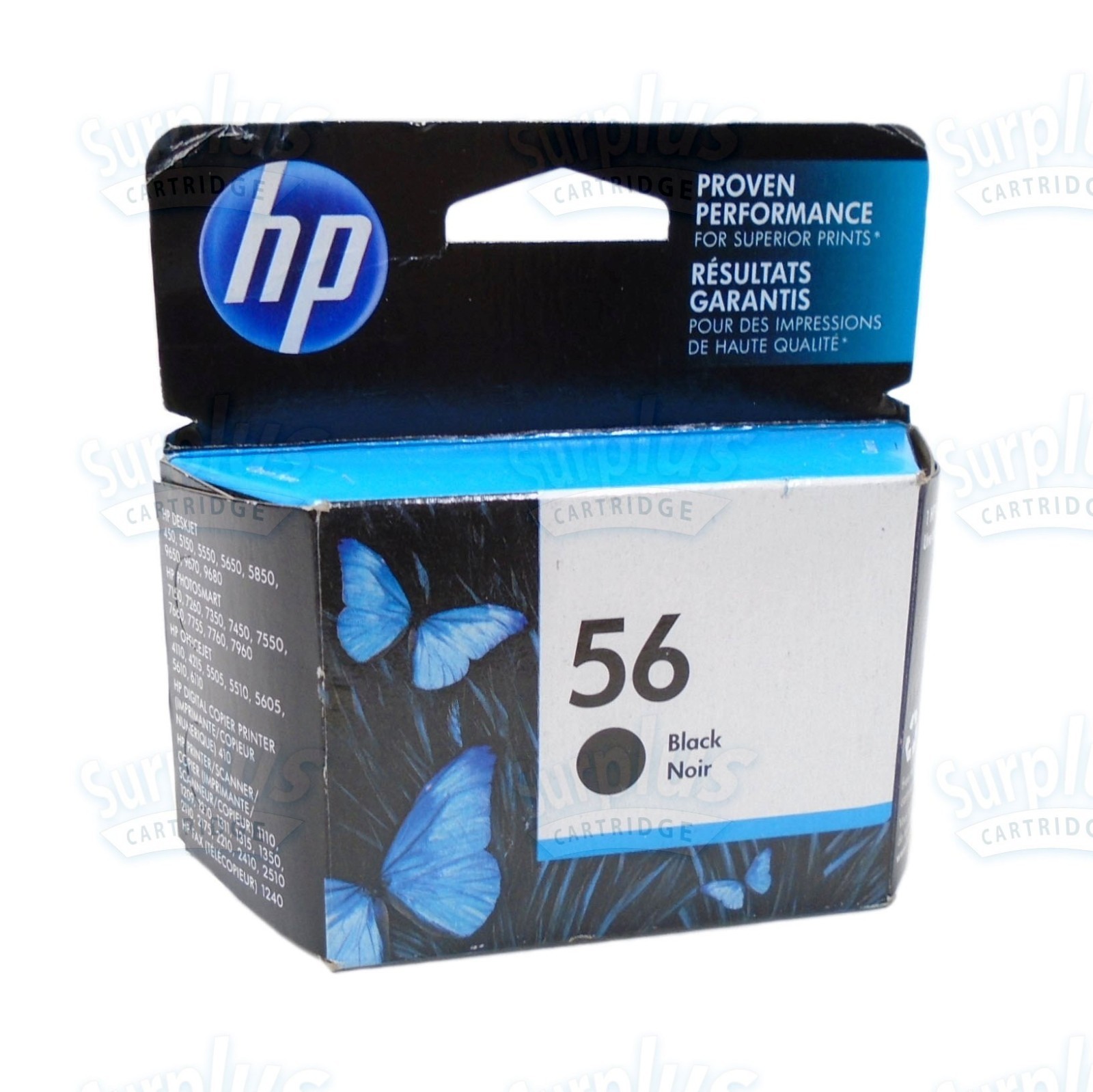 Genuine HP 56 Black Ink Cartridges DeskJet 450 5550 Photosmart 7150