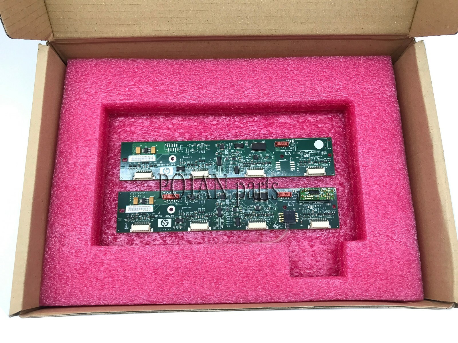 2X ISS PCA Board Q6652-60112 For HP Designjet Z6100 Z6100PS INK TUBES 42-60inch
