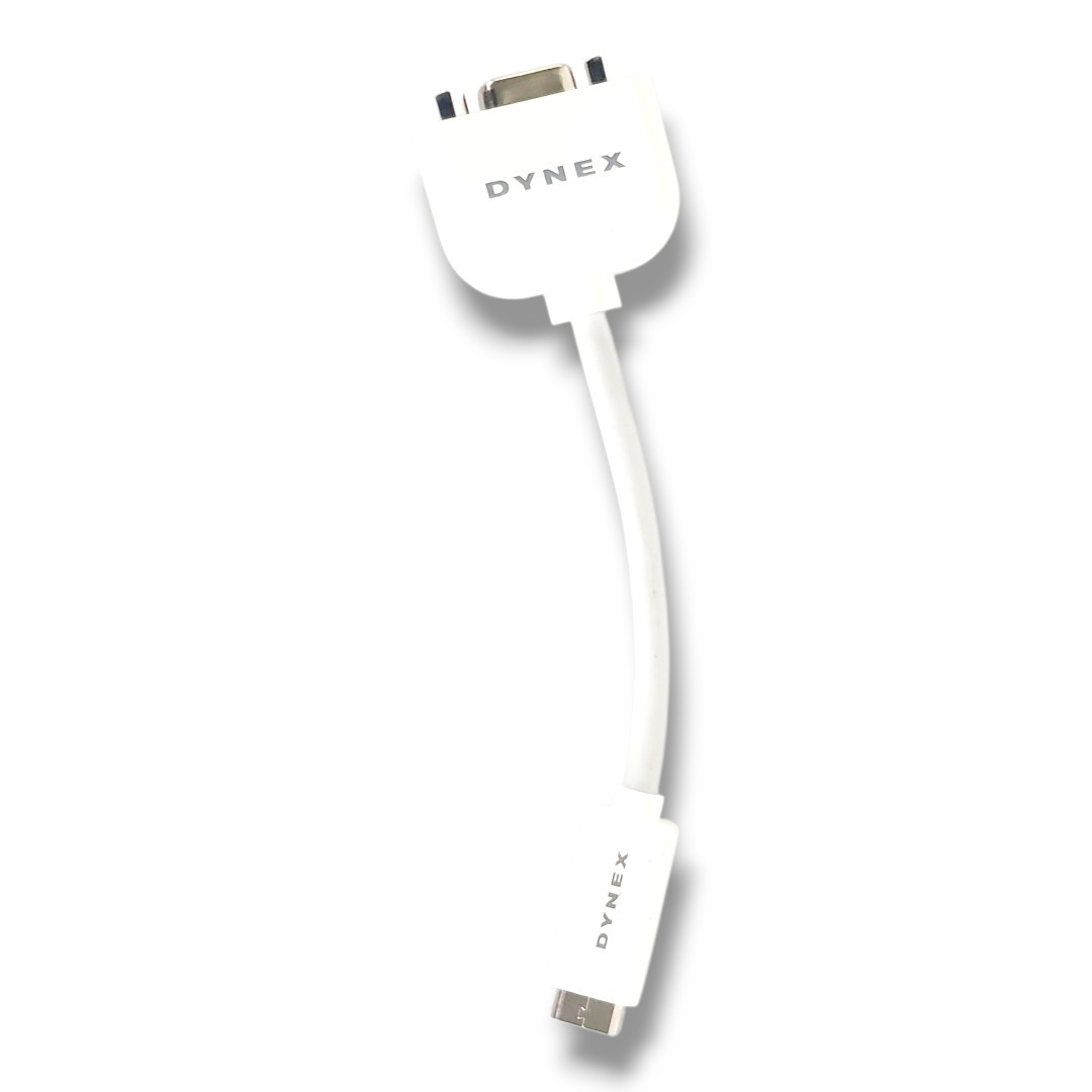 Dynex Mini-DVI Port To VGA Adapter For Apple iMac DX-AP110 Display Input 