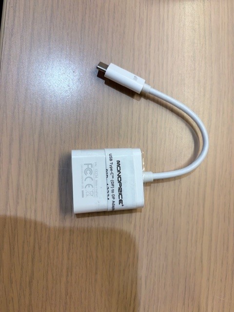 USB Type-C (DP) To DP Adapter Monoprice