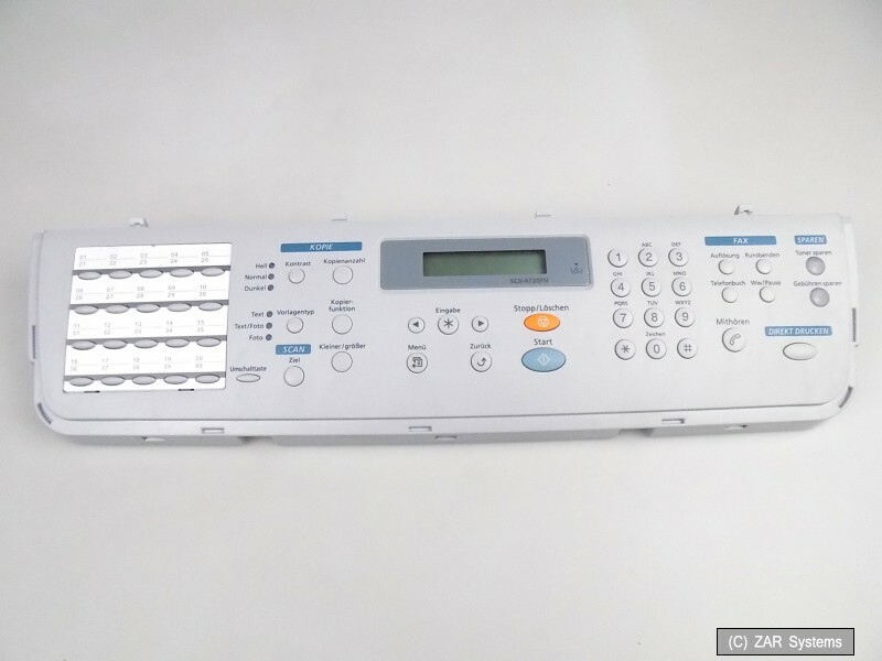 Samsung JC96-03731G, JC41-00243A, JC92-01625A Front Control Panel SCX-4720FN NEW