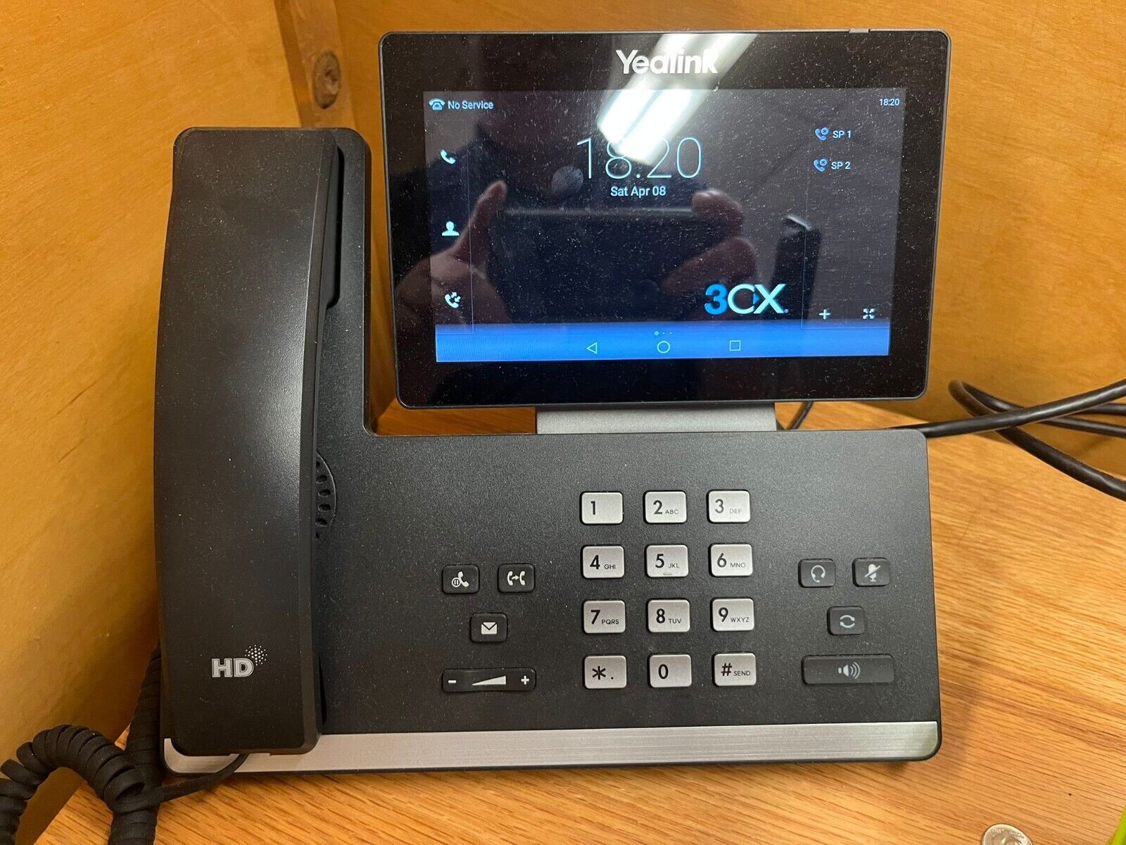Yealink T58A (SIP-T58A-TEAMS) Bluetooth VoIP Phone