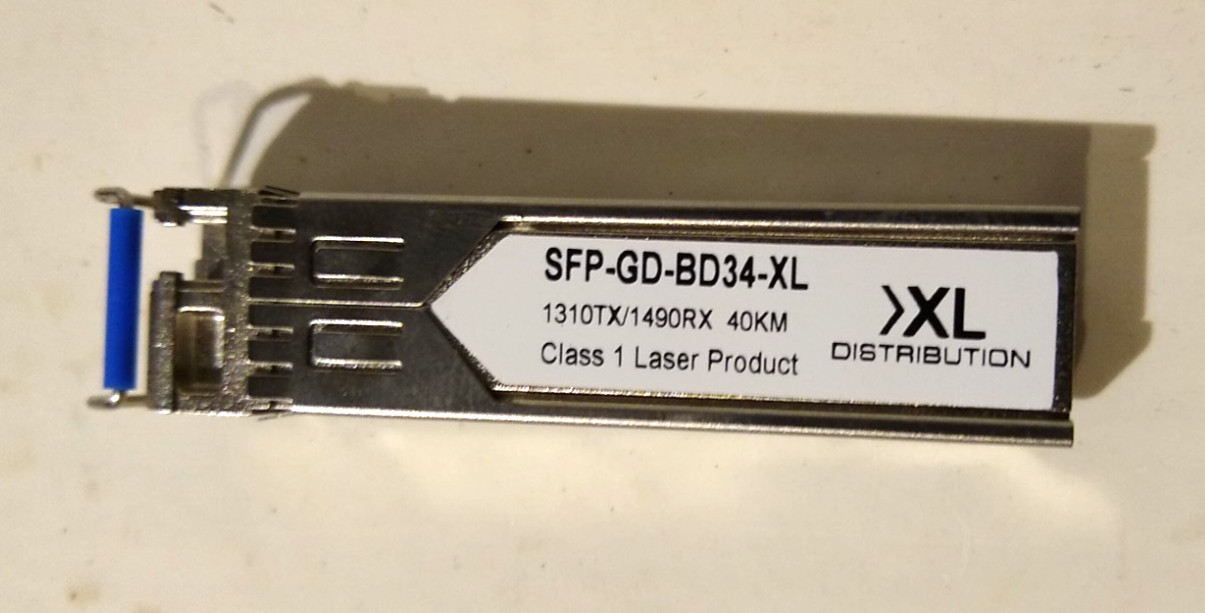 ADVA MRV SFP-GD-BX34 XL 1.25 Gbps SFP Optical Transceiver Module 40 km
