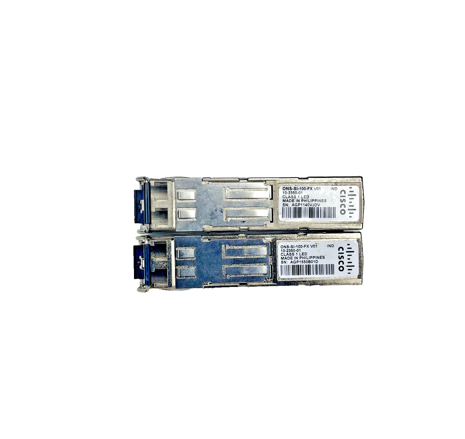 (Lot of 2) Genuine Cisco ONS-SI-100-FX