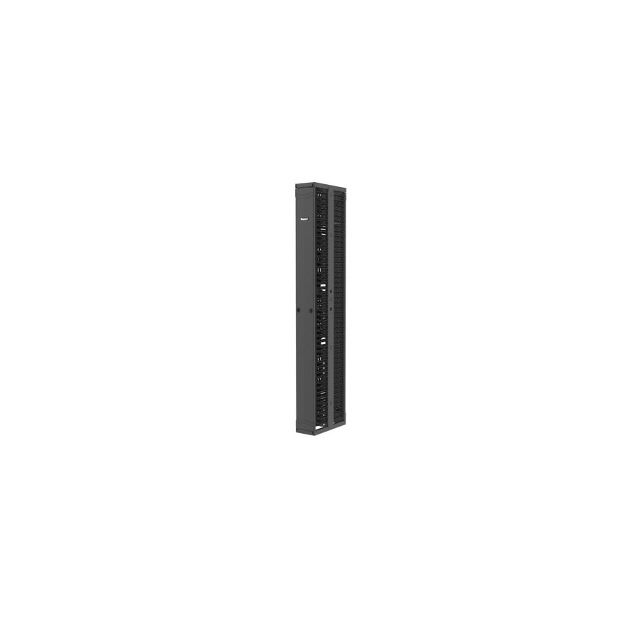 Panduit PR2VD08 Vertical Dual-Sided Cable Manager ABS 45RU 8" Wide Black