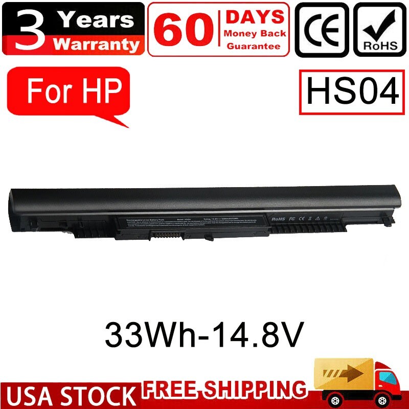HS03 HS04 Laptop Battery For HP Spare 807612-421 807957-001 807956-001 FAST NEW
