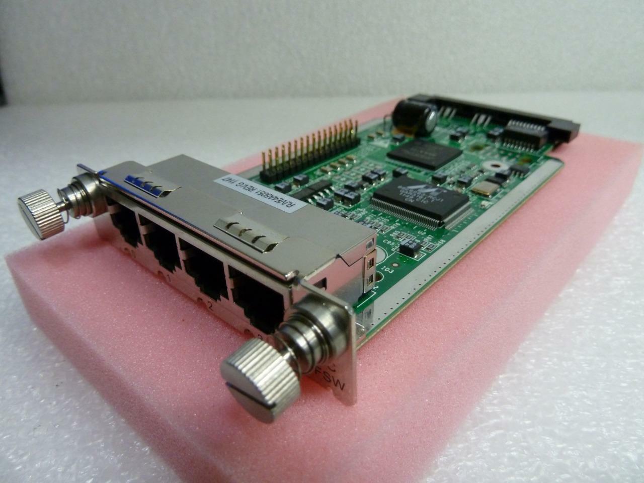 HP A-MSR 4-Port 10/100Base-T Switch SIC Module JD573B