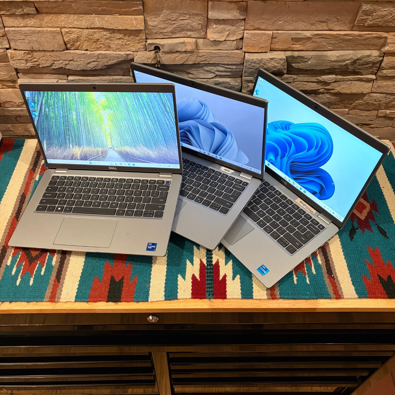 LOT OF 3 Dell Latitude 5420 Laptop i5-1135G7 i7-1185G7 8GB RAM 256SSD Win11P