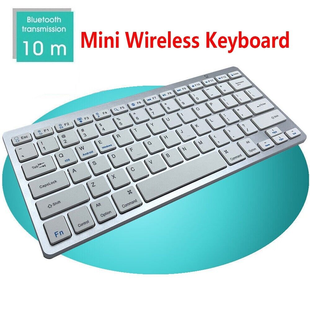 Wireless Bluetooth Keyboard 78 Key for Mac PC iPhone IOS Android Phone Tablet