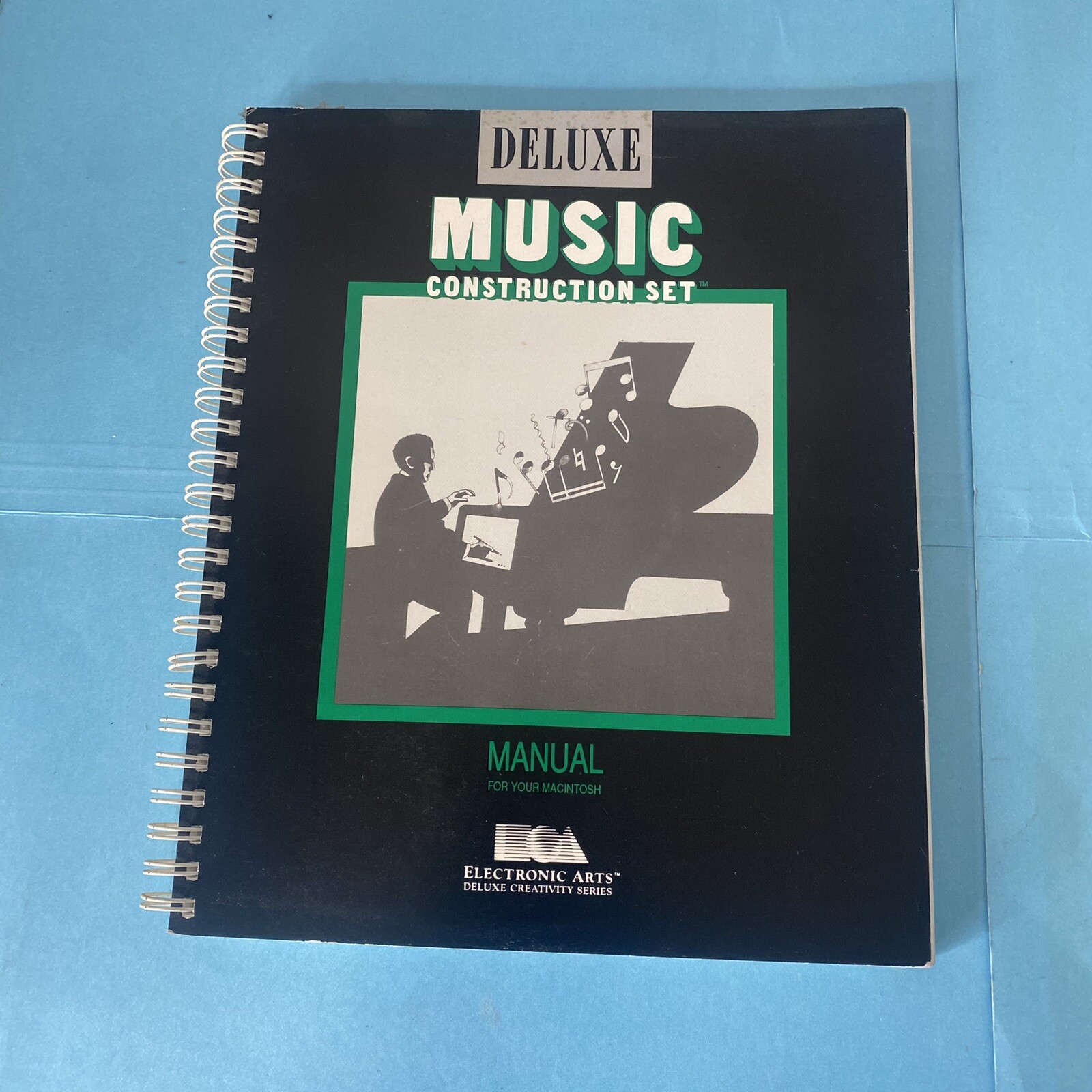 Deluxe Music Construction Set By Geoff Brown (1986) Macintosh Vtg Apple Book
