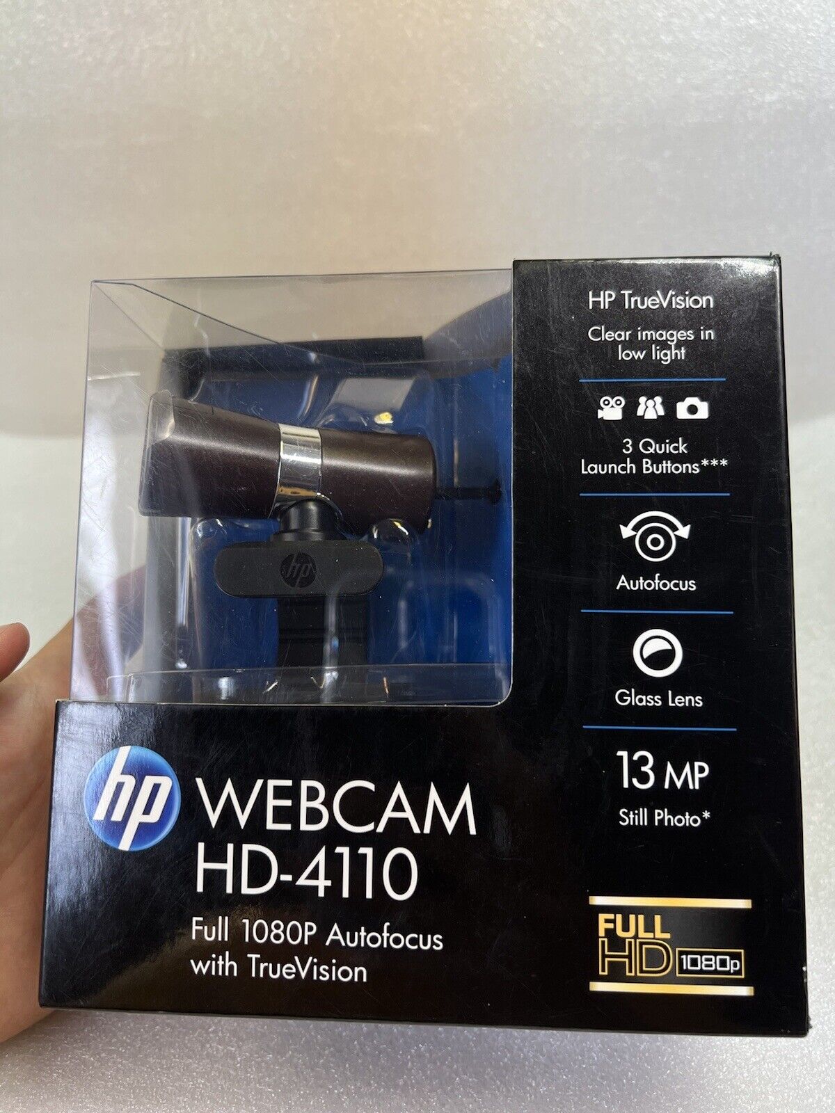 *BRAND NEW & SEALED* HP Webcam HD-4110, Full 1080P Autofocus with TrueVision