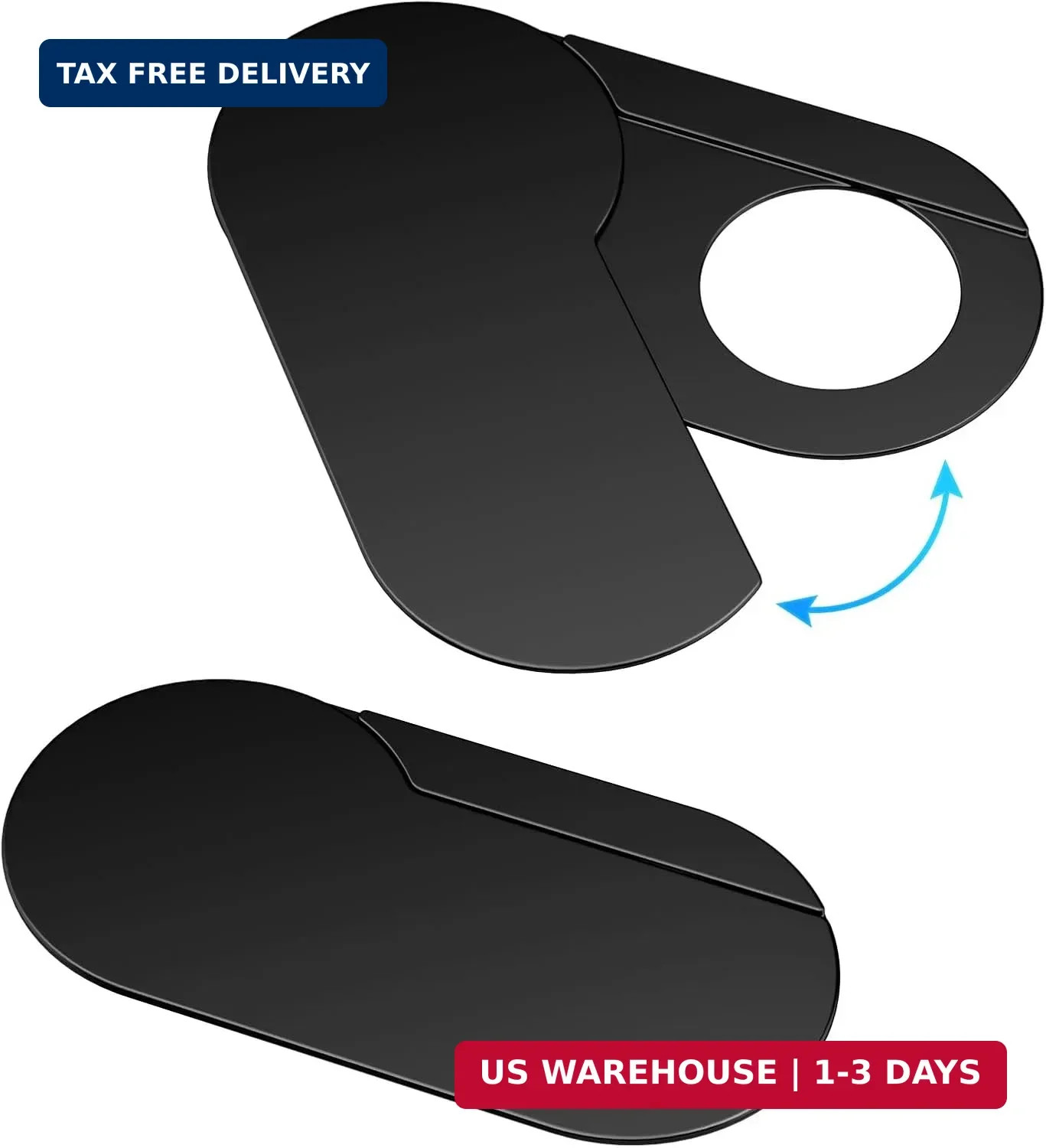 CloudValley [2-Pack Upgrade Rotating] Laptop Camera Cover Slide, 0.015 Inch Ultr