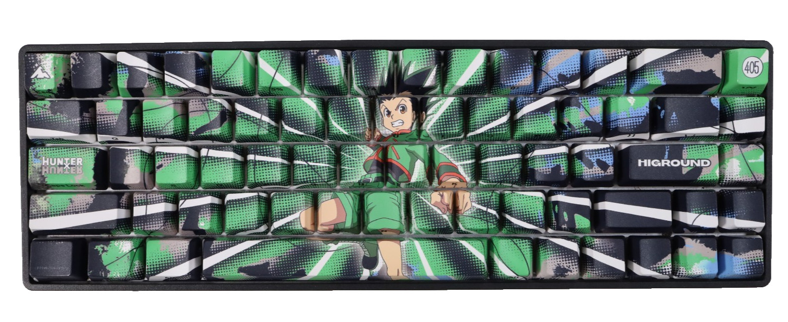 Higround x Hunter X Hunter Basecamp 65 HG-68 Keyboard - Gon