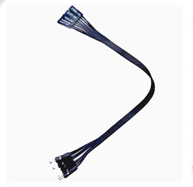 20/30/50CM Motherboard Switch Hard Disk Cable LED/PLED/Reset SW/Power SW Line %%