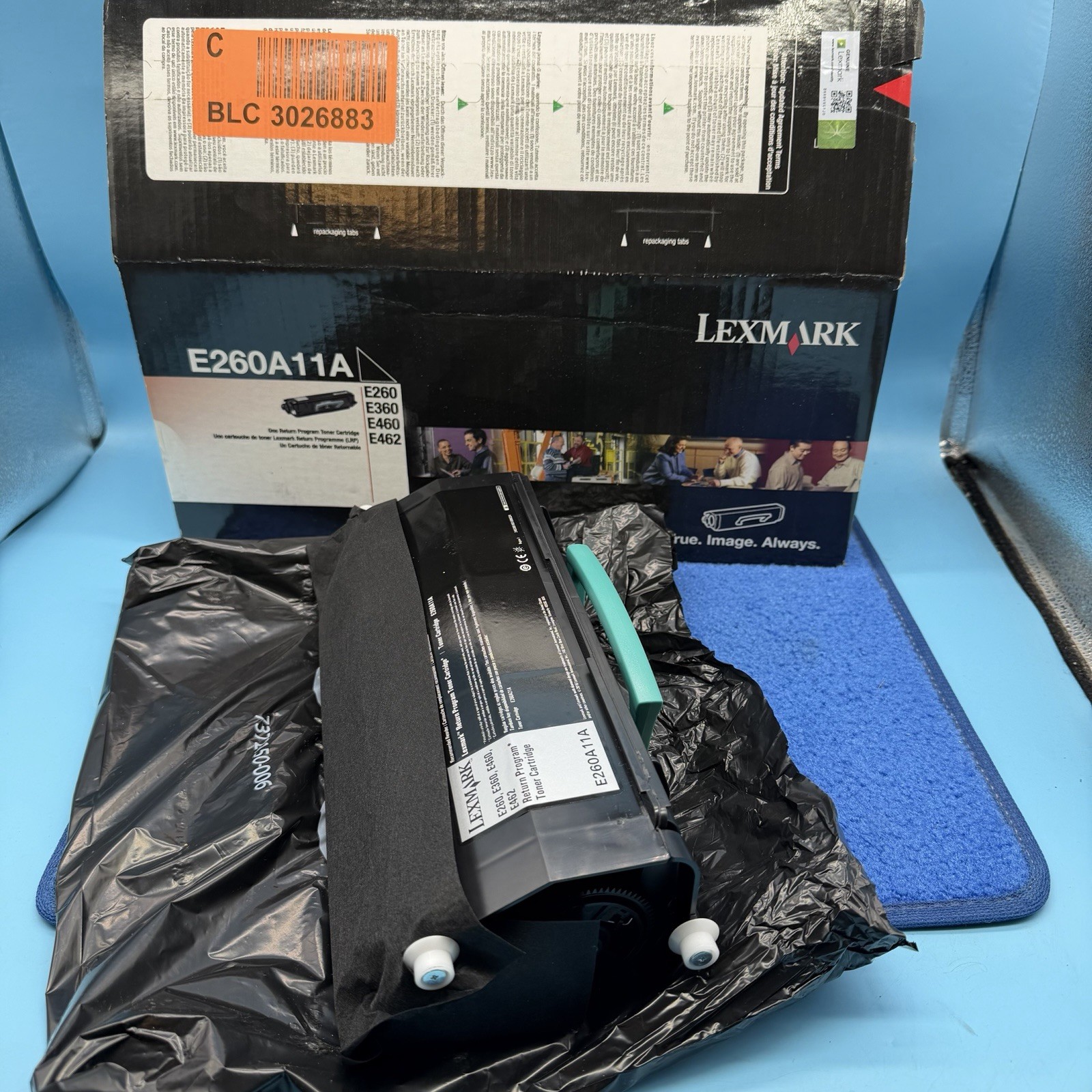 Lexmark E260A11A Black Cartridge E260 E360 E460 E462 Genuine