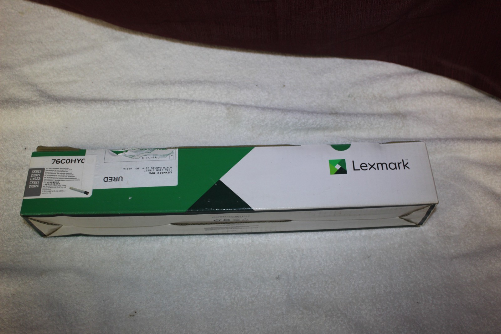 76C0HY0 New Genuine Lexmark High Yield Yellow Toner CS923 CX921 CX922 CX923 924
