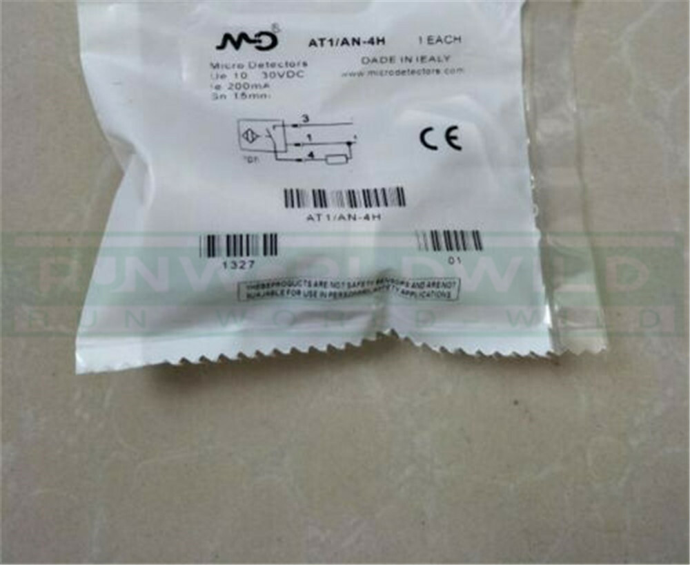QTY:1 New For Micro Detectors Photoelectric Switch Sensor AT1-AN-4H