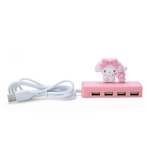 Sanrio Slim USB Hub My Melody 6 x 9.5 x 3 cm Character Design 326909