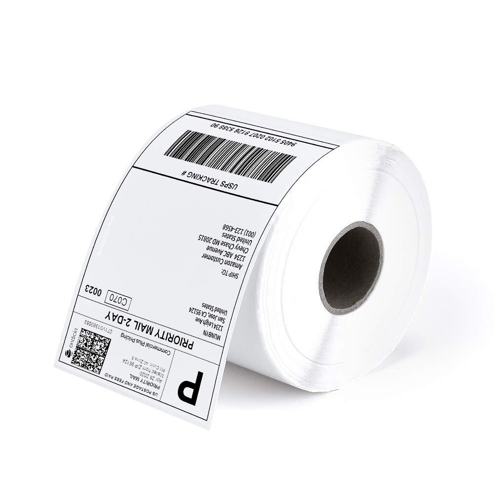 Phomemo 4x6 2x2 3x3 Thermal Shipping Label Self-Adhesive for Zebra/Munbyn/Rollo