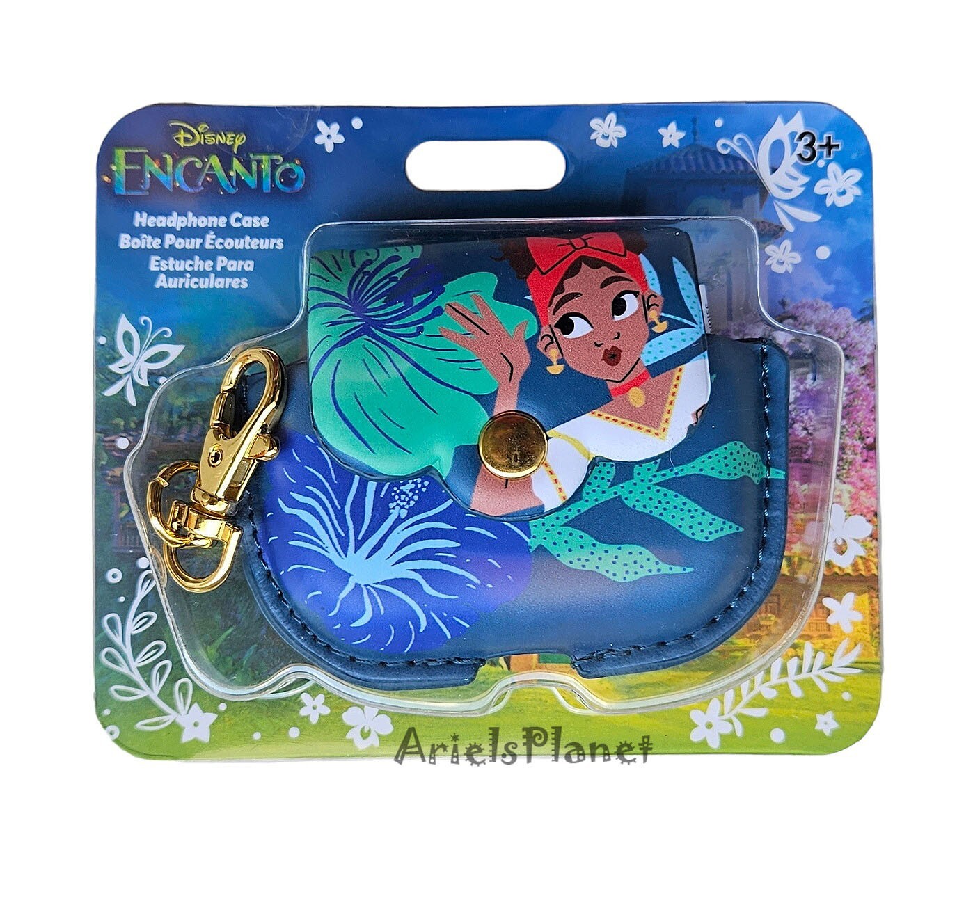 Disney Parks Encanto Mirabel Headphone Case with Lobster Claw Clip