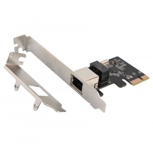 Gigabit pci-e X1 network card with low profile bracket