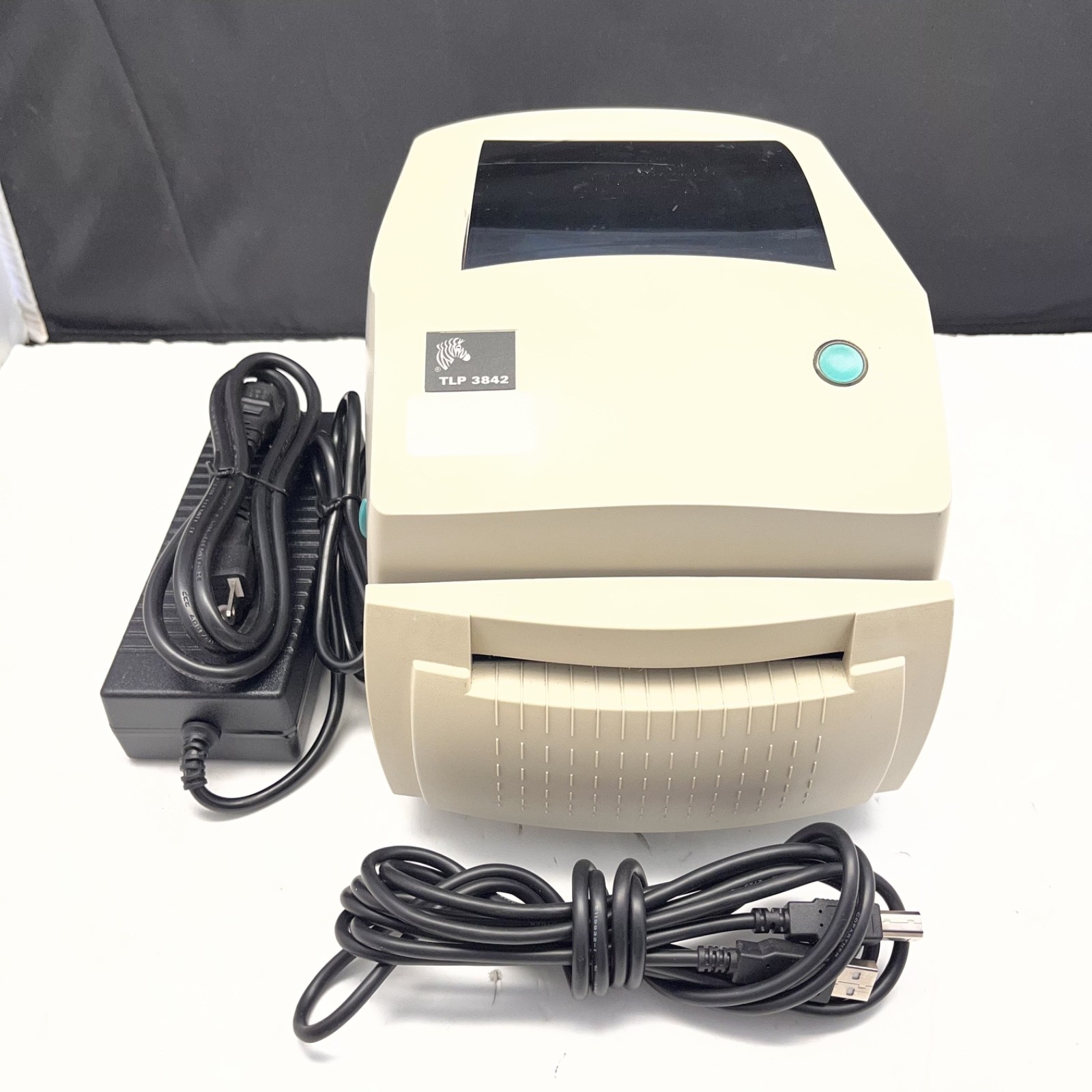 Zebra TLP3842 TT/DT Shipping Label Printer 3842-10302-0001 USB Cutter 300dpi