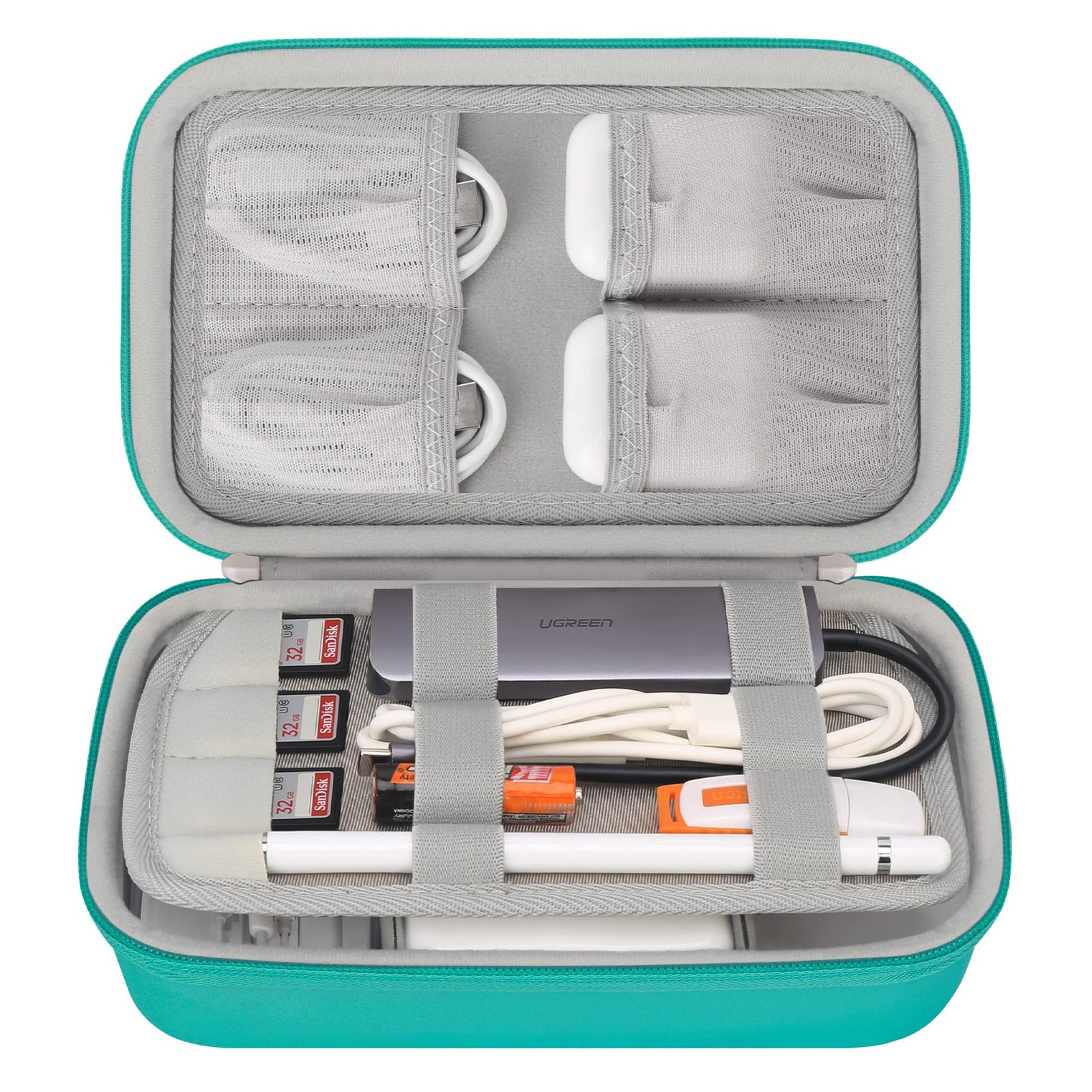 Hard Travel Cords Organizer Universal Small Electronic Carrying Case for Char...