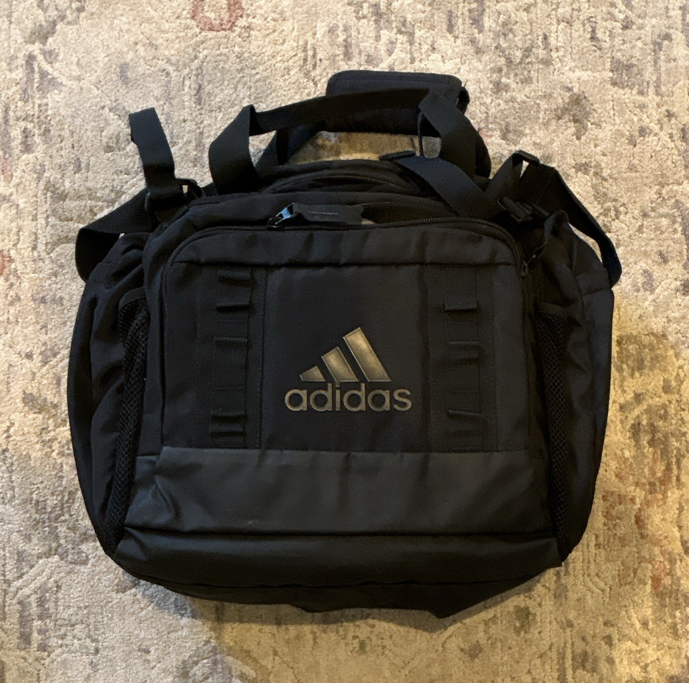 adidas Black Solid Laptop Briefcase Bag w/ Adjustable Strap, Knights Logo
