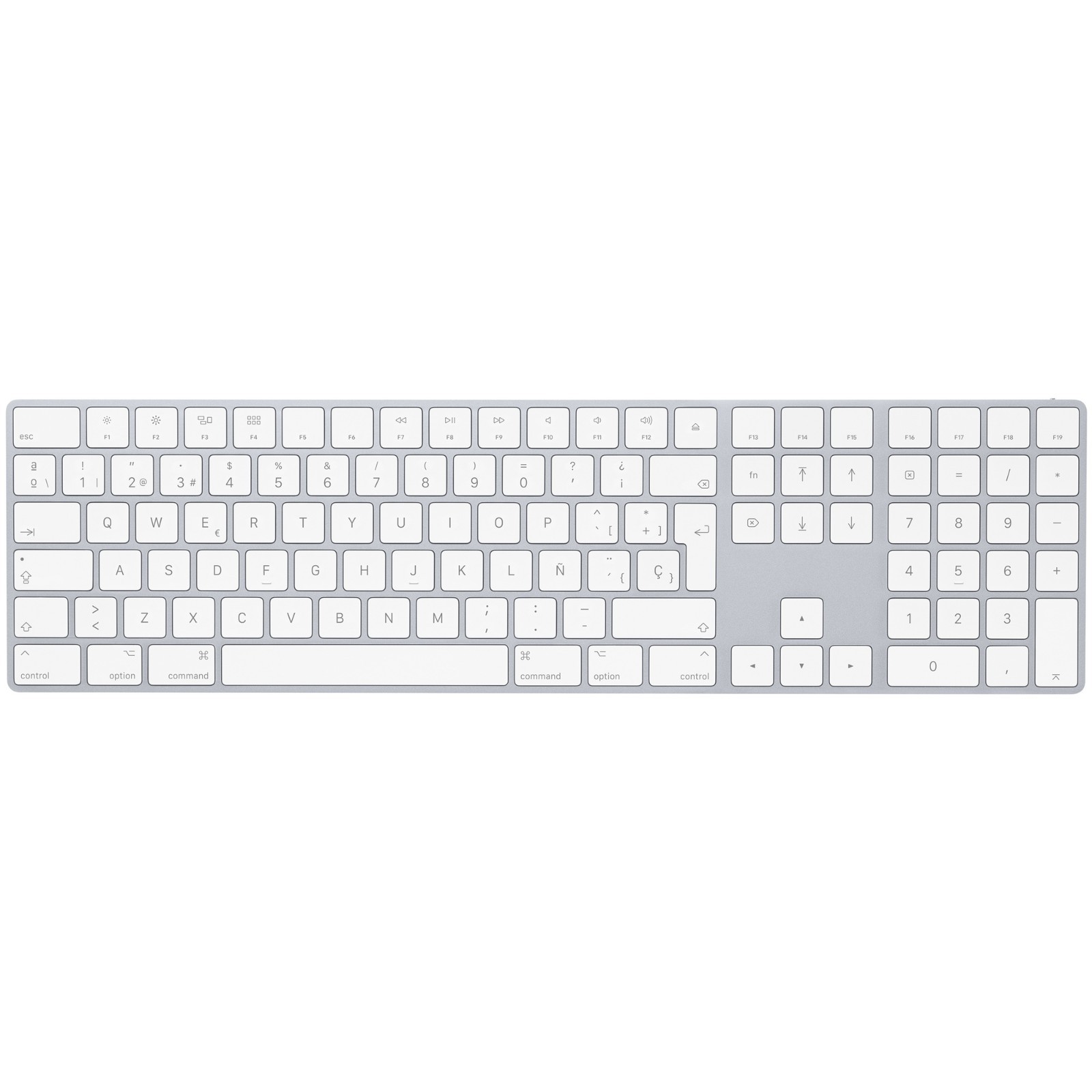 New Apple Magic Keyboard with Numeric Keypad Sealed - Language Spanish