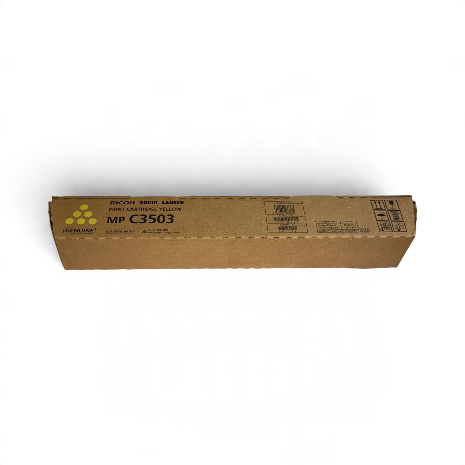 Ricoh MP C3503 Yellow Print Cartridge Genuine Toner EDP 841814