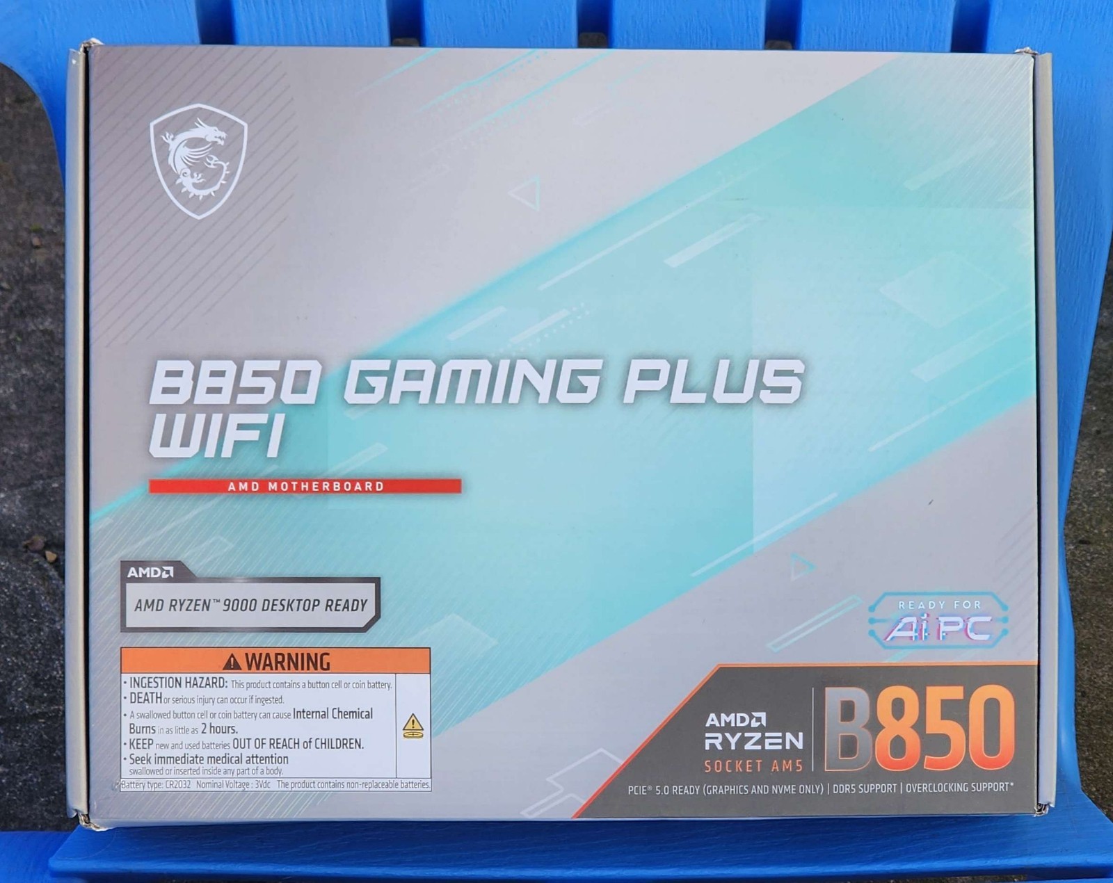 MSI B850 Gaming Plus WiFi Motherboard Brand New Factory Sealed