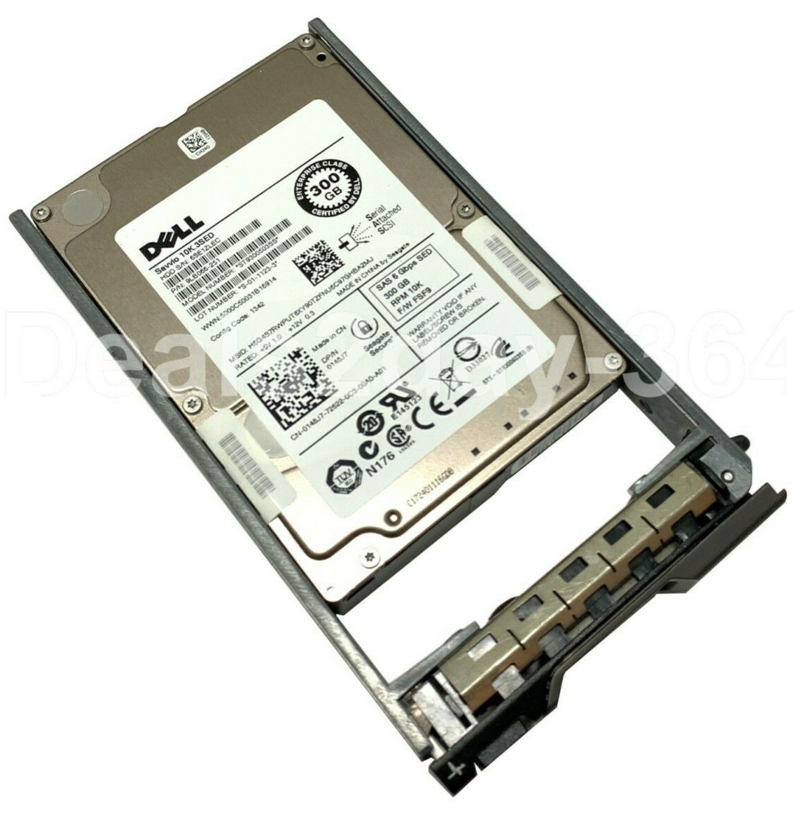 148J7 ST9300503SS DELL 300GB 10K 6G SFF 2.5'' SAS HDD 0148J7 W/ Tray