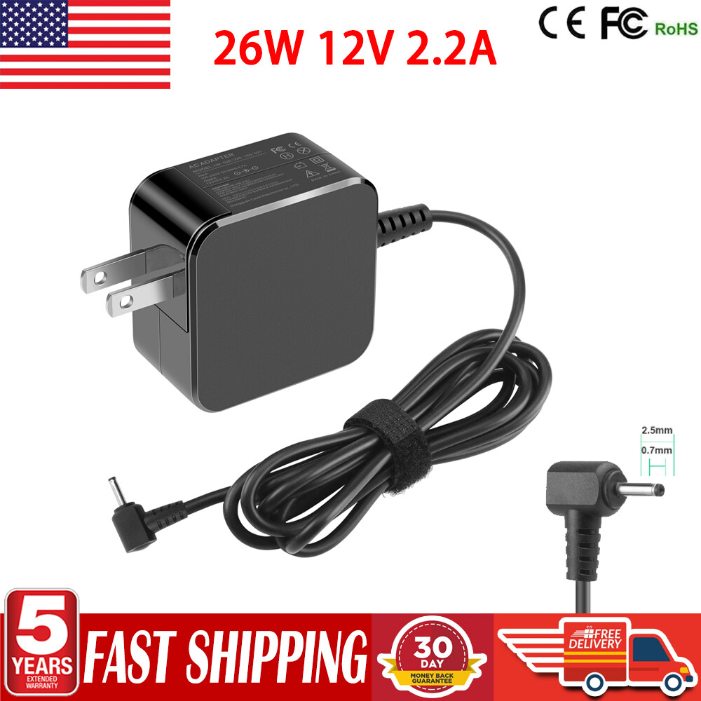 26W 12V Chromebook 2 3 XE500C12-K01 Charger AC Adapter for Samsung 11.6" Laptop