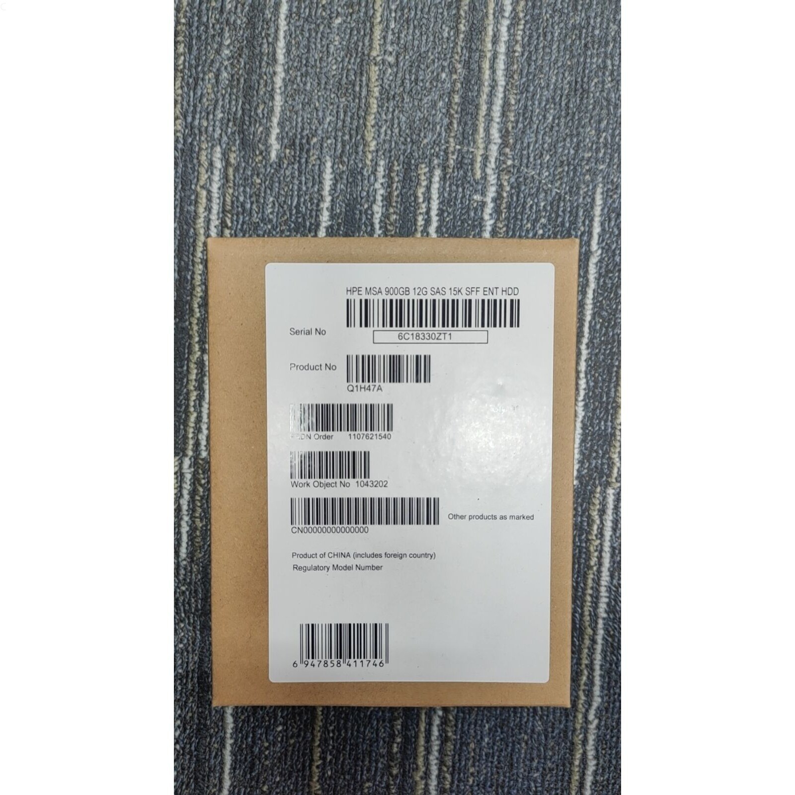 NEW Q1H47A 873371-001 HPE MSA 900GB 12G SAS 15K 2.5IN HDD Hard Drive US