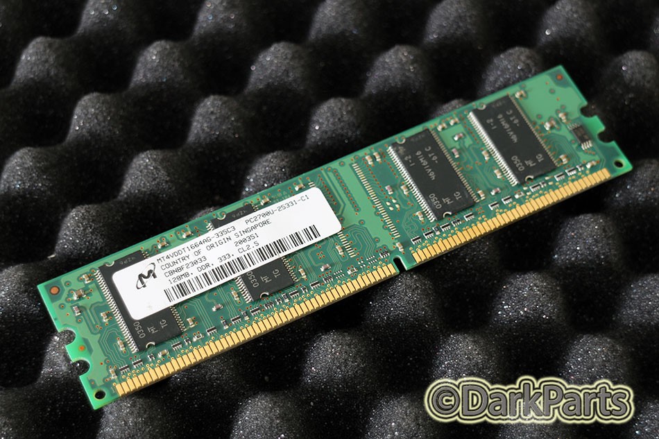 MT4VDDT1664AG-335C3 128MB Memory RAM PC2700U-25331-C1 DDR-333