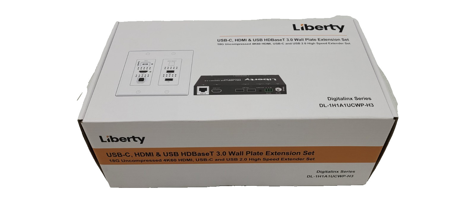 Liberty DigitaLinx DL-1H1A1UCWP-H3 4K60 HDMI USB USB-C HDBaseT 3.0 Extension Set