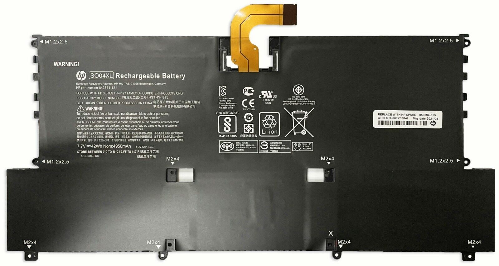 Genuine Battery SO04XL For HP Spectre 13 13-V015TU 13-V014TU 13-V000 HSTNN-IB7J