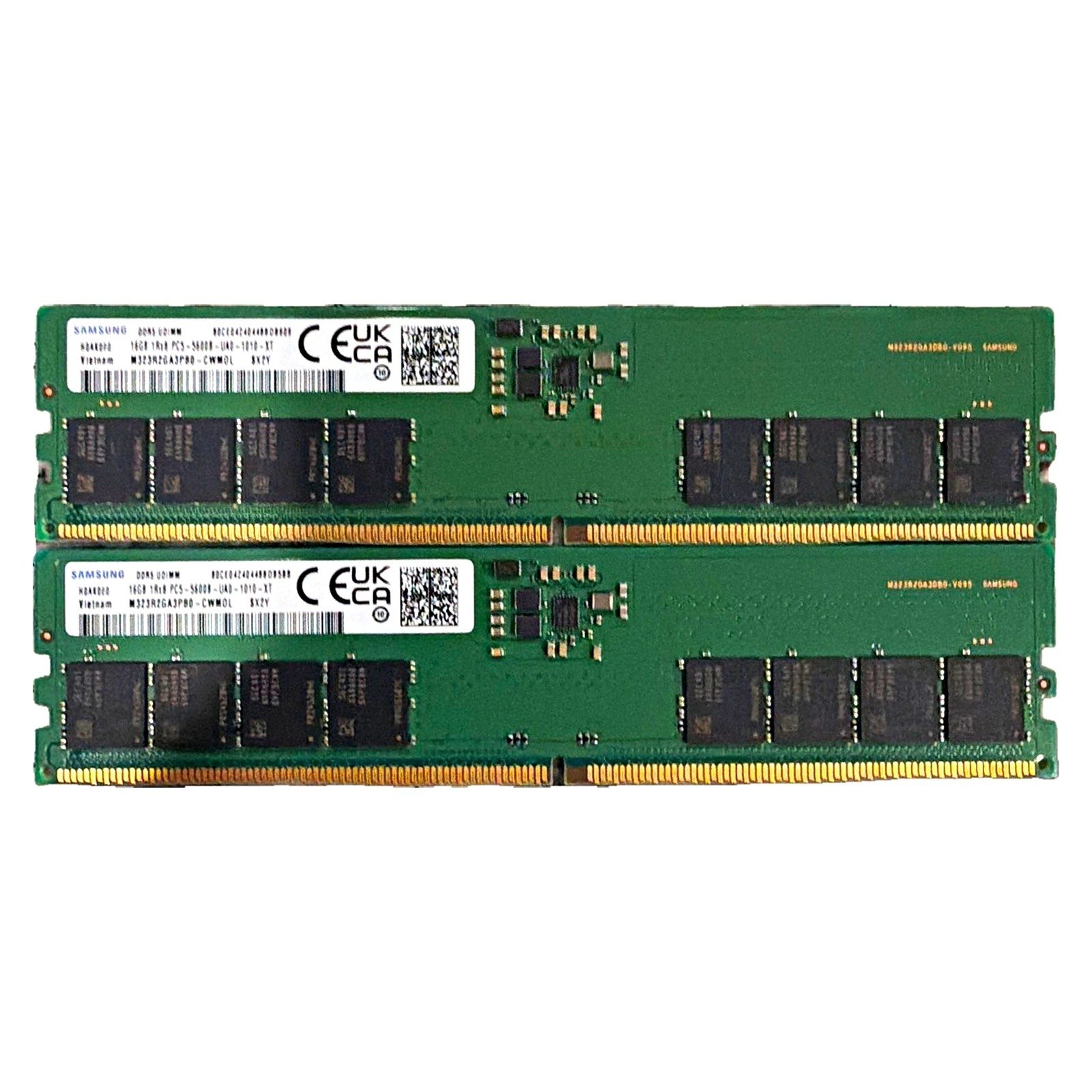 Samsung 16GB DDR5 5600MHz PC5-5600B 1Rx8 UDIMM Desktop RAM M323R2GA3PB0-CWM0L