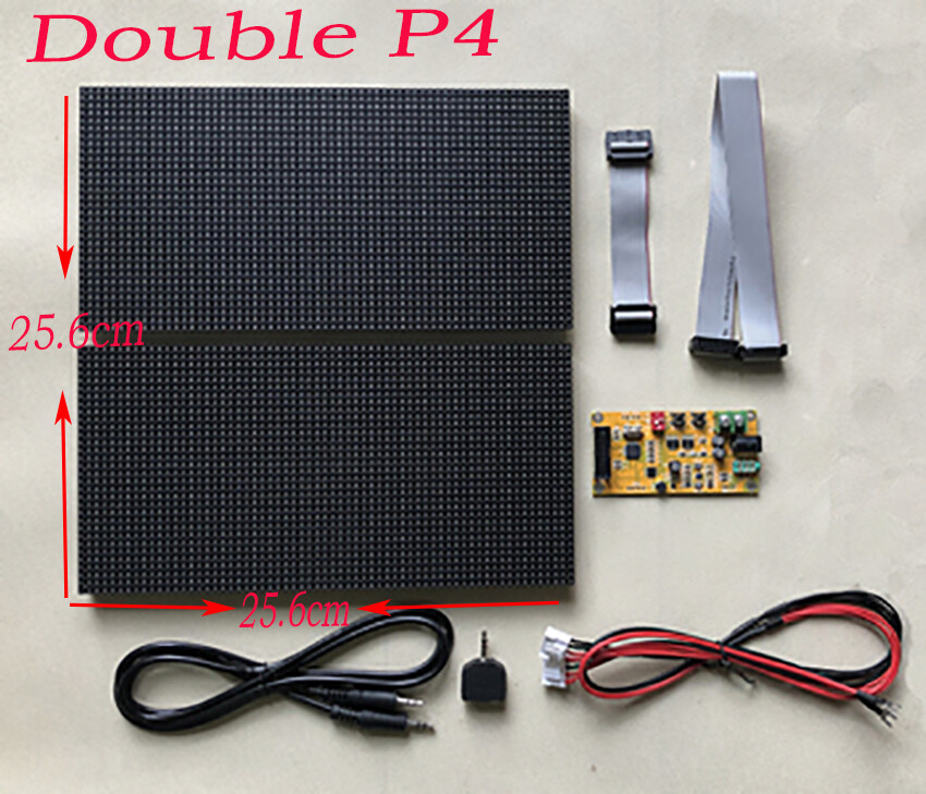 Dual AS128 voice control full color RGB music spectrum display LED / 64 mode