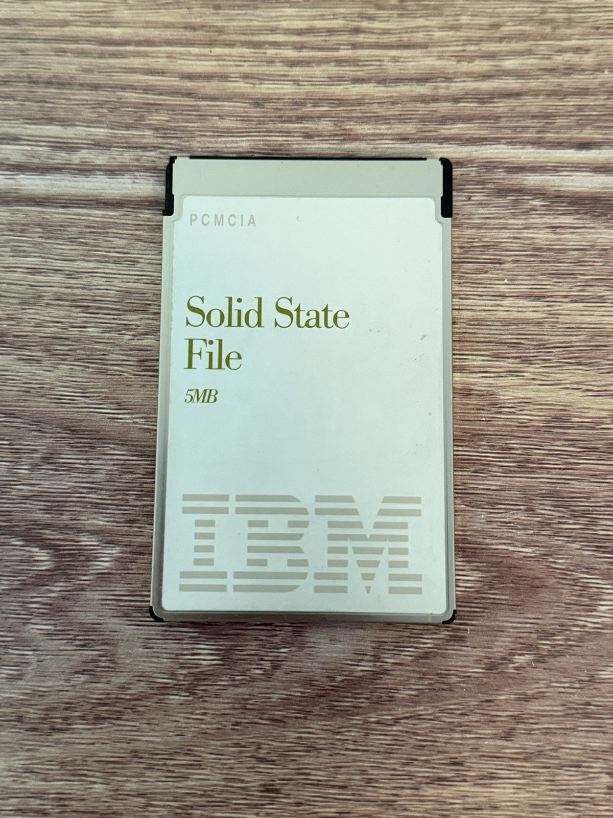 Vintage Rare IBM 5MB Solid State File Flash Memory PC Card PCMCIA 40G3161