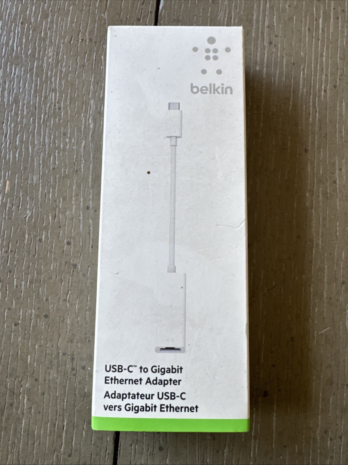 Belkin USB-C to Gigabit Ethernet Adapter - White