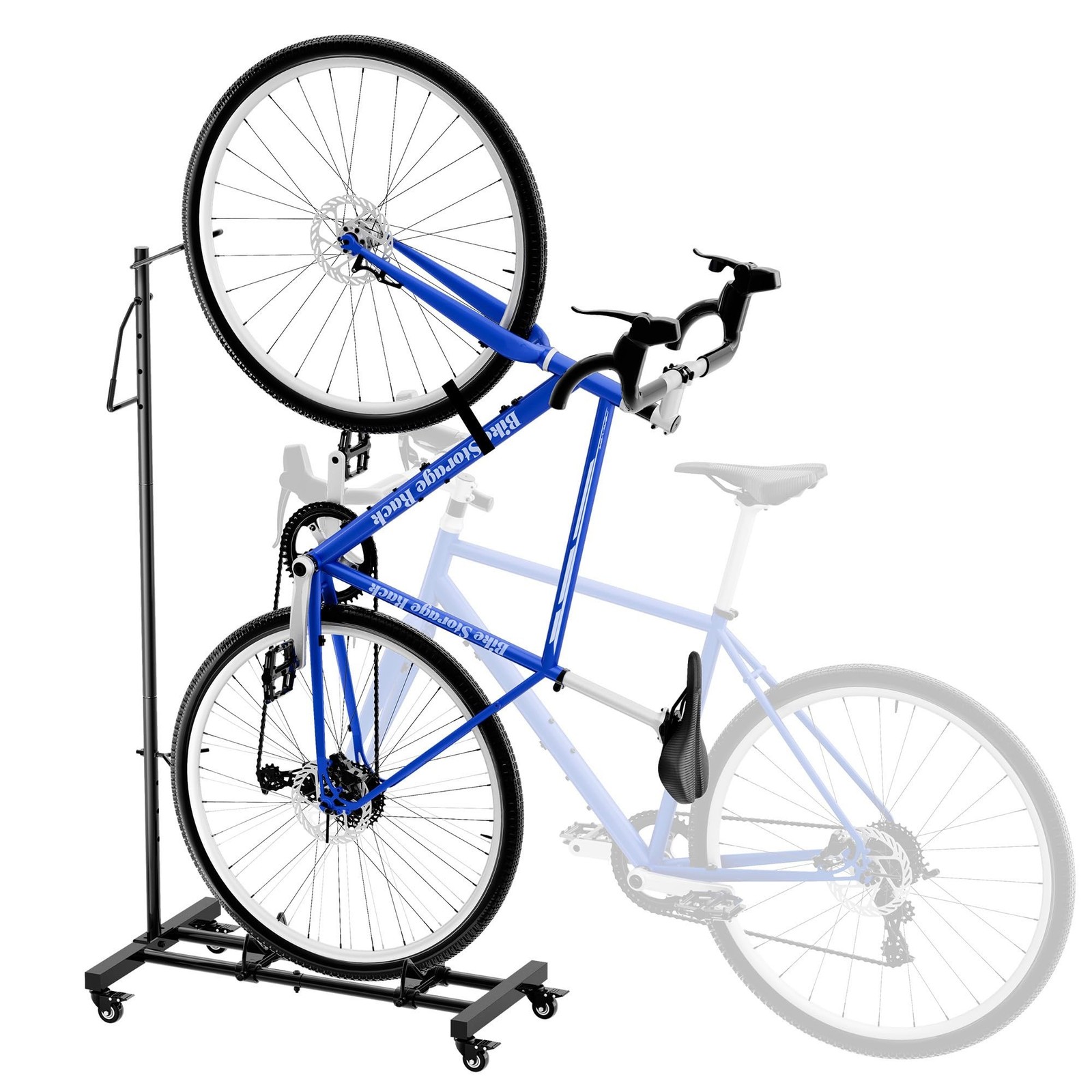 Vertical Bike Parking Stand - Adjustable Height for 29"Wheels, Space-Saving &...