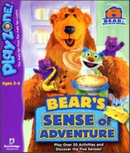 Jim Henson's Bear's Sense of Adventure PC CD learn social interaction kids game