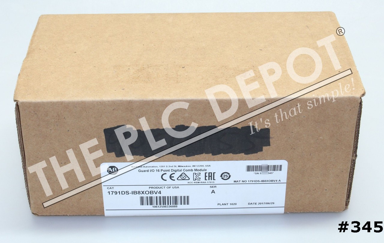 New Sealed Allen Bradley 1791DS-IB8XOBV4 DeviceNet Safety CompactBlock #345