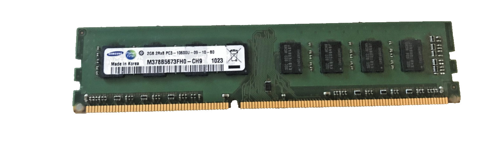 Samsung M378B5673FH0-CH9 2GB PC3-10600U-09-10-B0 1333MHz 2Rx8 240pin Desktop RAM