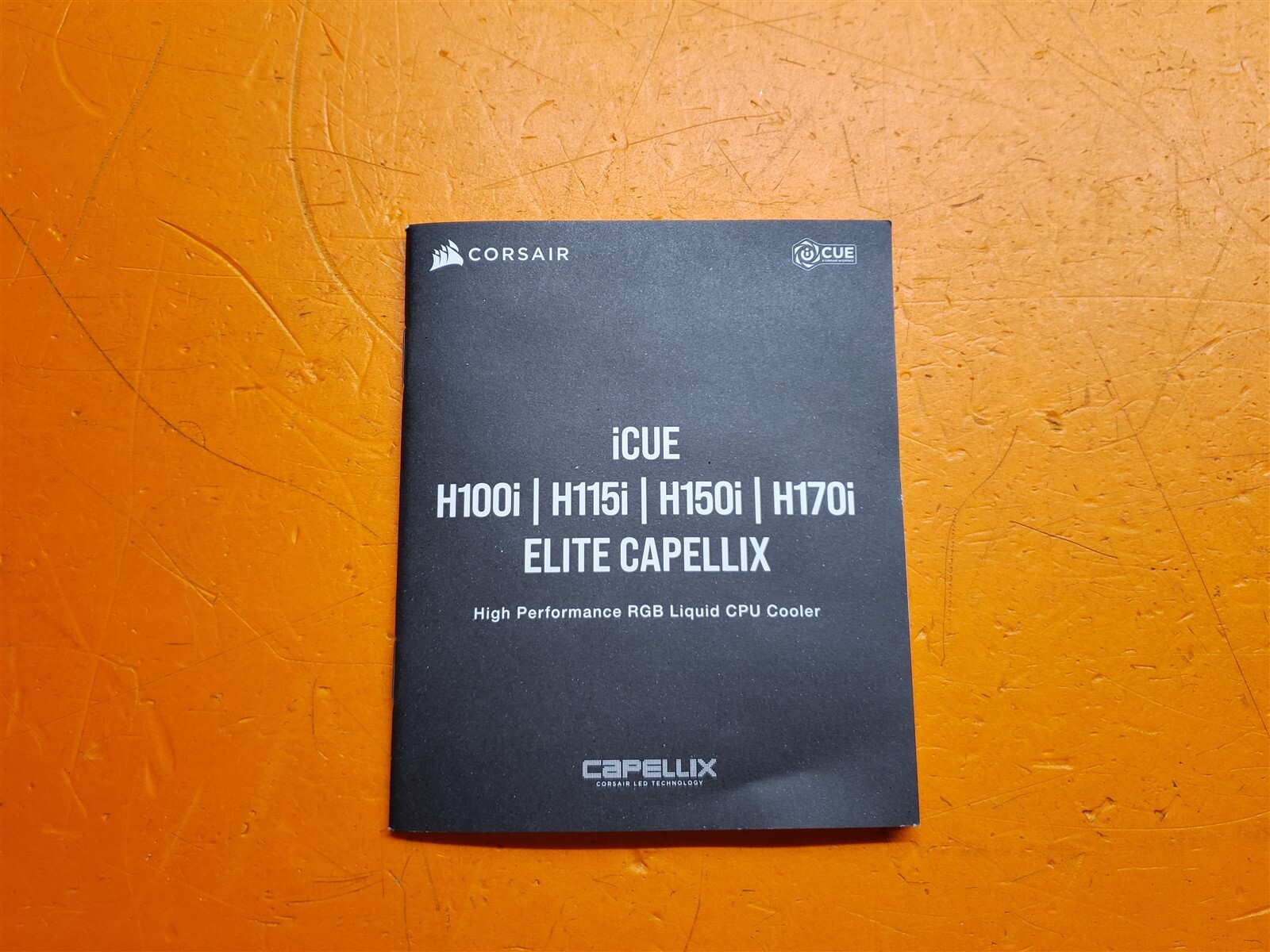 ⭐️⭐️⭐️⭐️⭐️ Corsair iCUE H100i H115i H150i H170i Elite Capellix Manual Booklet