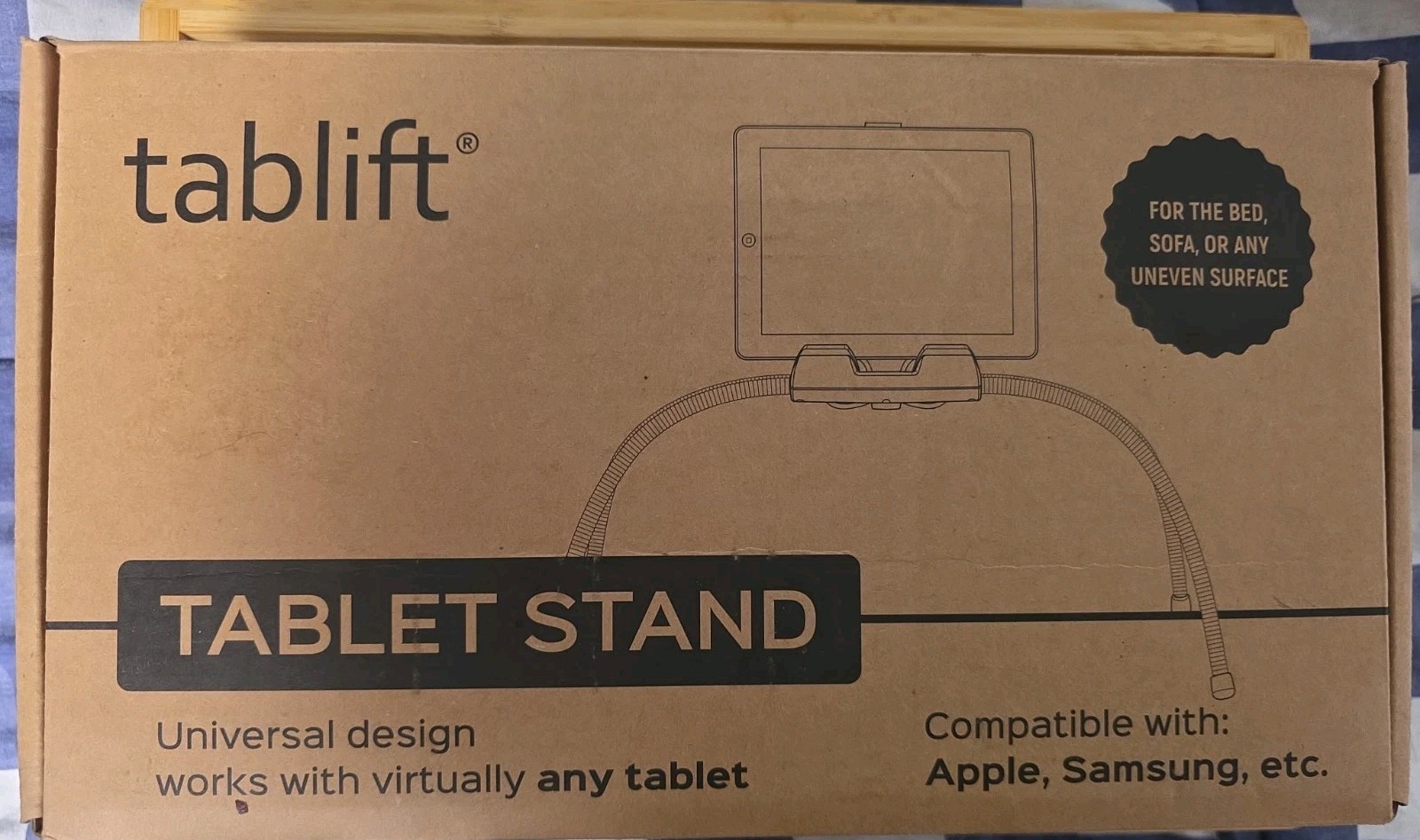 Tablift Tablet Holder for Bed - Flexible Universal Tablet Stand & Mount