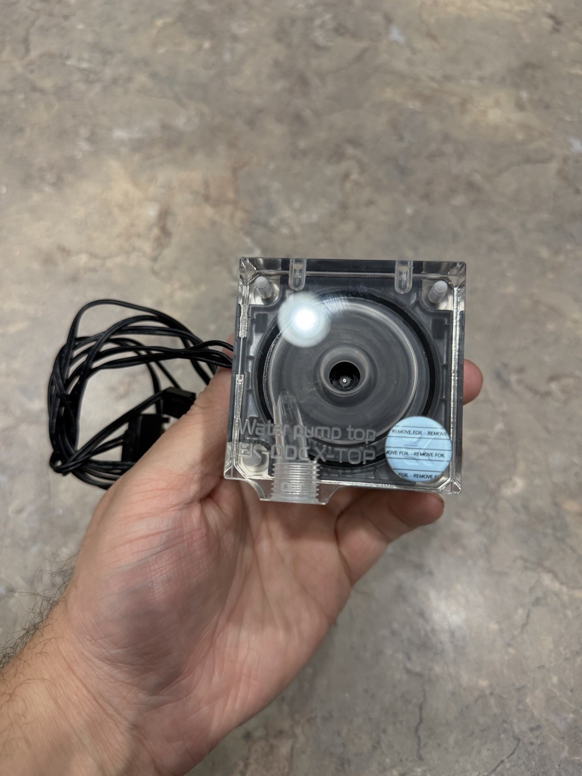 Xylem Laing DDC 4.2 PWM Pump EK EKWB XTOP Elite with Heat Sink And Plexi Top