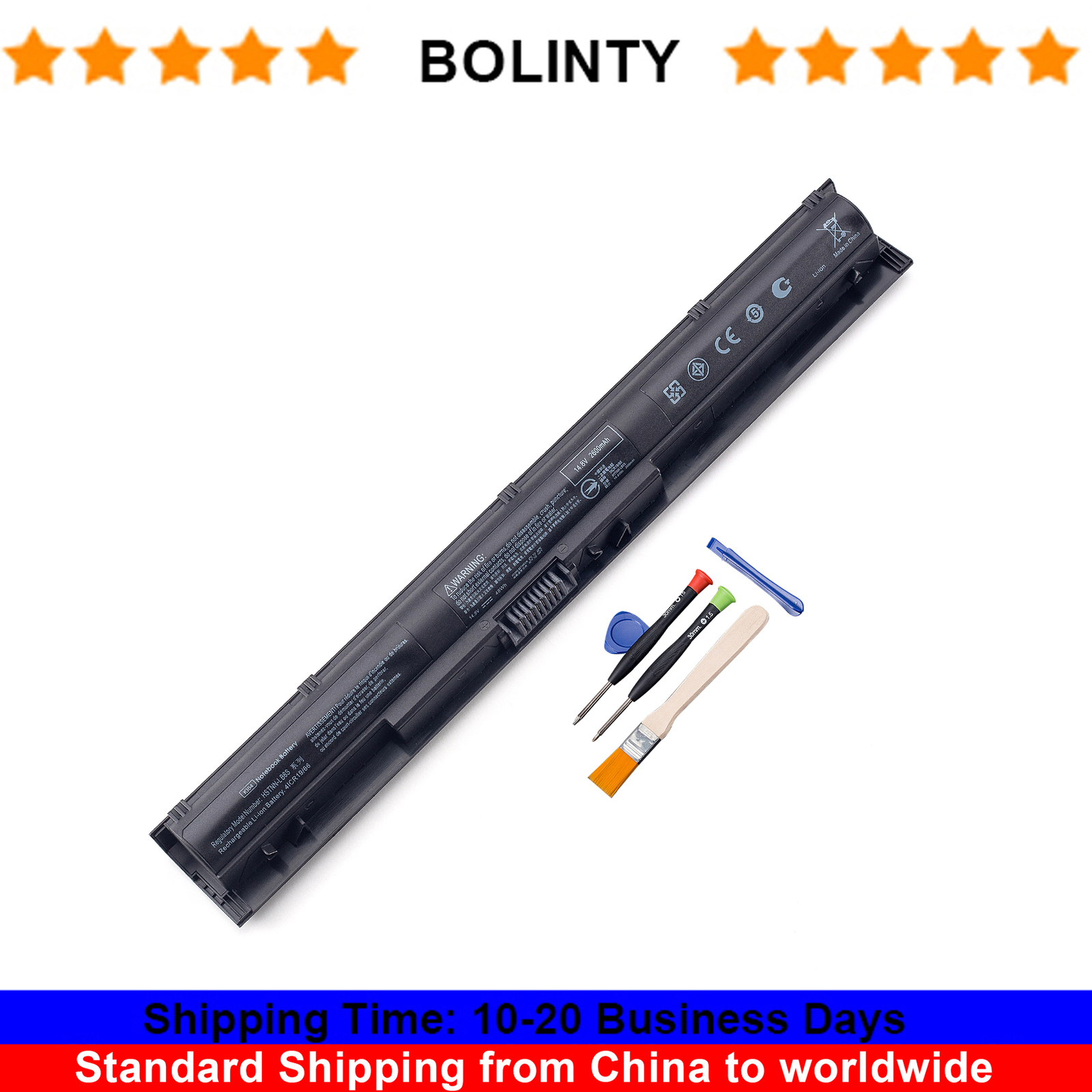 800049-001 KI04 Laptop Battery for HP Pavilion 14 15 17 Series 2600mAh 14.8V